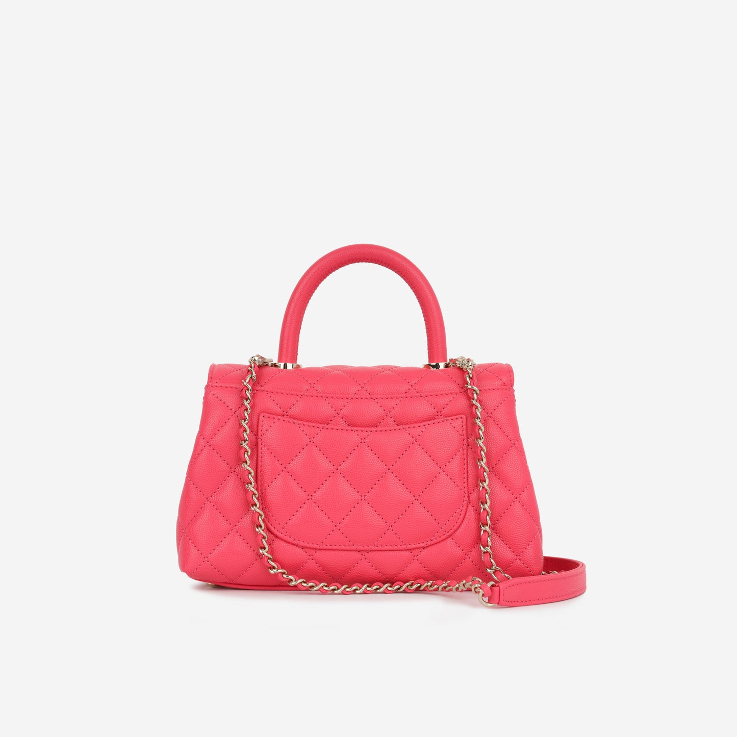 Chanel Small Coco Handle - Hot Pink