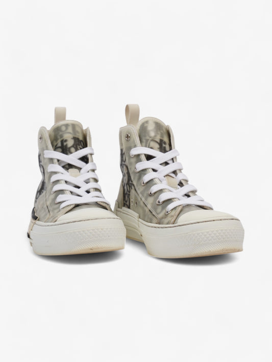 Christian Dior B23 High-tops White  / Grey Oblique Mesh EU 37 UK 4