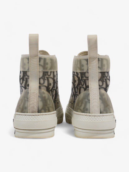 Christian Dior B23 High-tops White  / Grey Oblique Mesh EU 37 UK 4