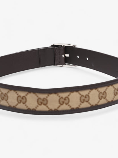 Gucci Dollar Belt GG Supreme / Black Leather 85cm / 34"