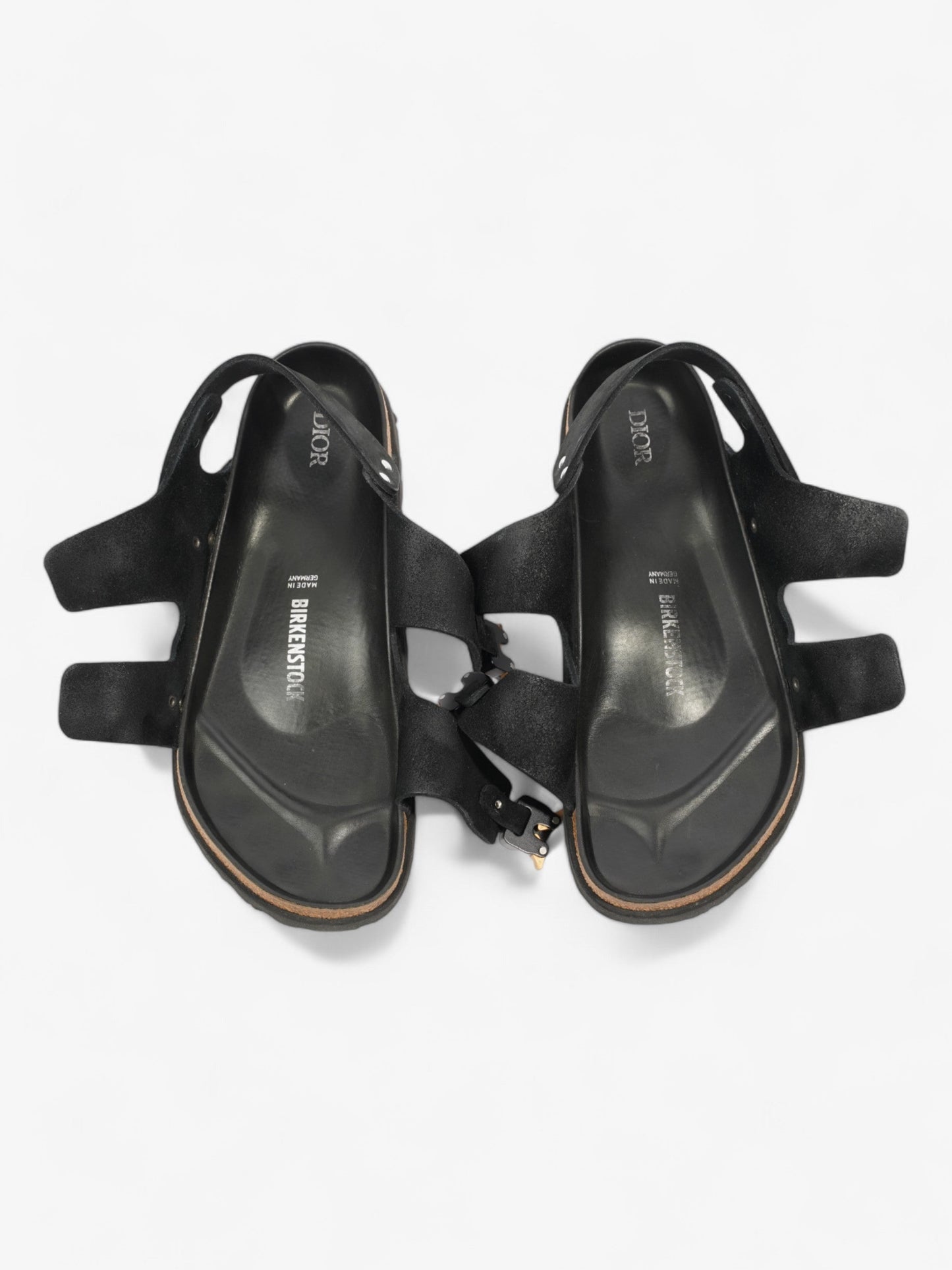 Christian Dior Dior X Birkenstock Sandals Black Suede EU 42 UK 8