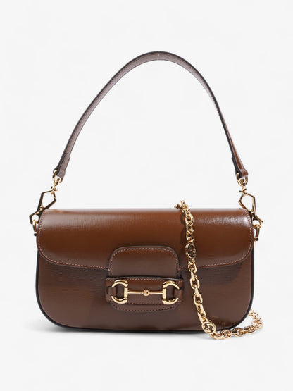 Gucci Gucci Horsebit 1955  Brown Calfskin Leather