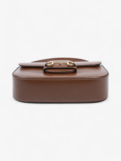 Gucci Gucci Horsebit 1955  Brown Calfskin Leather