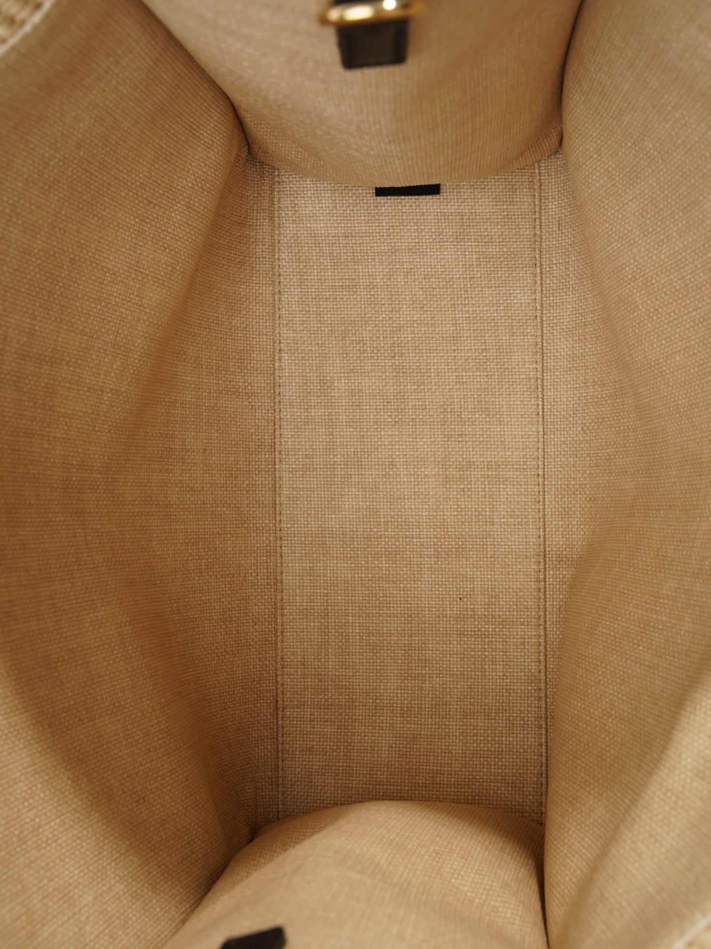 Fendi Sunshine Tote Bag Natural / Black / Brown Wicker