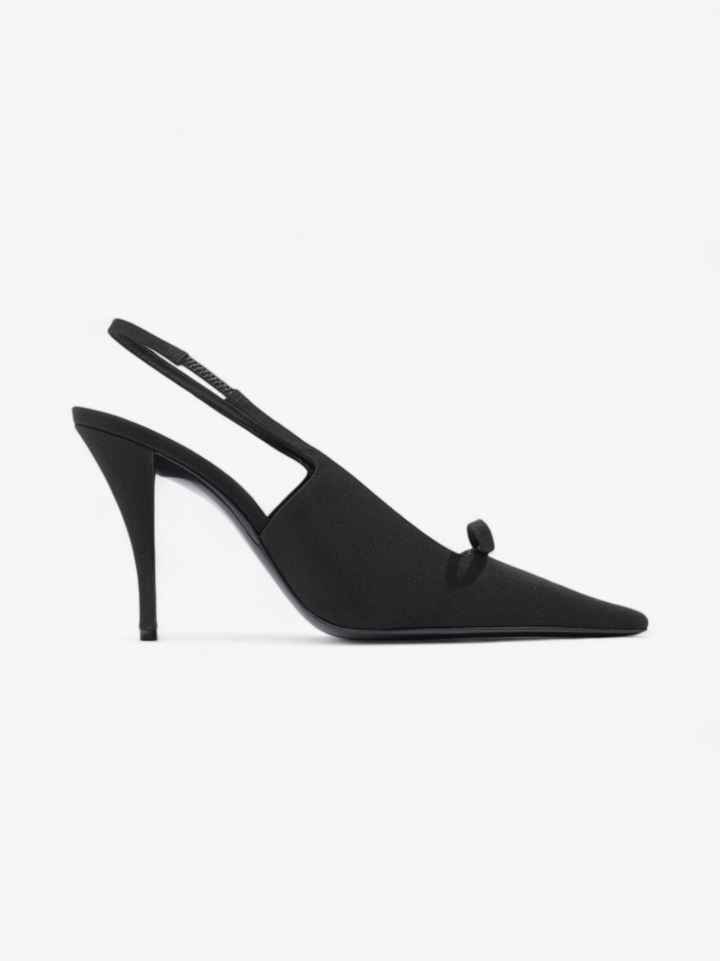 Saint Laurent Saint Aston  95 Black Satin EU 38 UK 5