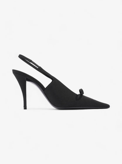 Saint Laurent Saint Aston  95 Black Satin EU 38 UK 5