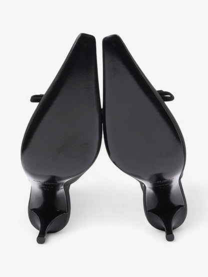 Saint Laurent Saint Aston  95 Black Satin EU 38 UK 5
