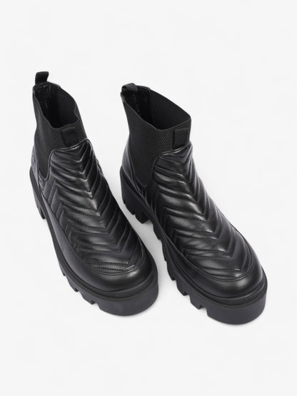 Gucci Matalasse Chelsea Boots 50 Black Leather EU 40.5 UK 7.5