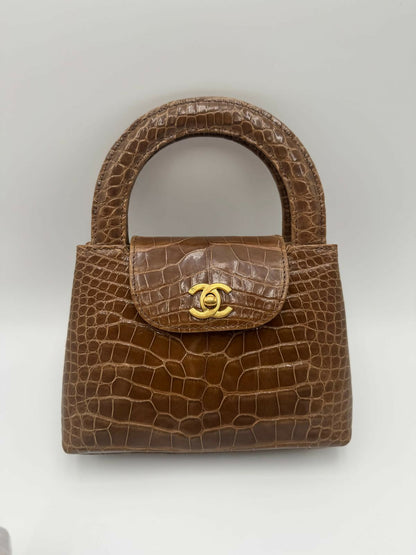 Chanel Vintage Crocodile Kelly Top Handle bag