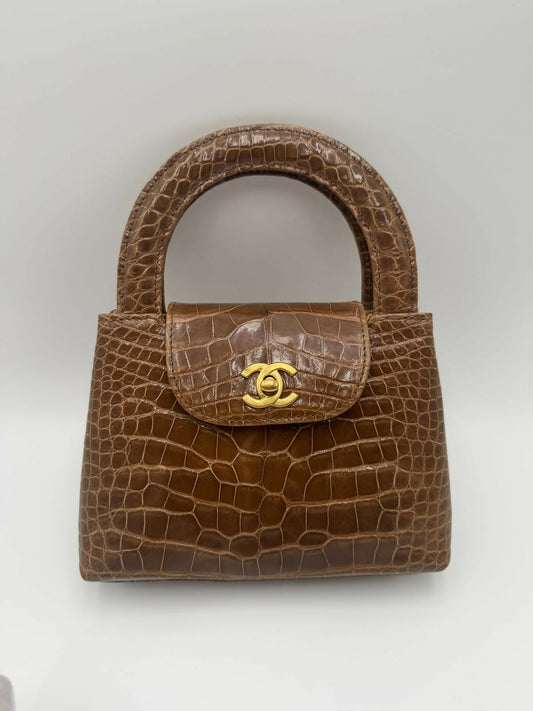 Chanel Vintage Crocodile Kelly Top Handle bag