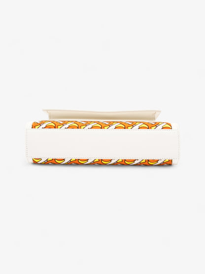 Burberry TB Pocket Bag White / Orange / Yellow Suede