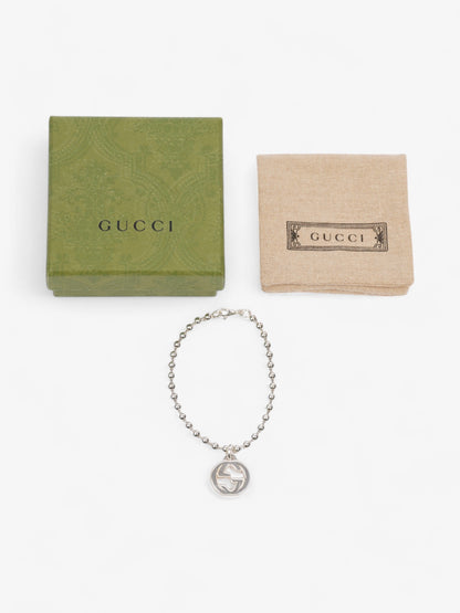 Gucci Interlocking G Bracelet Silver Silver Sterling 18