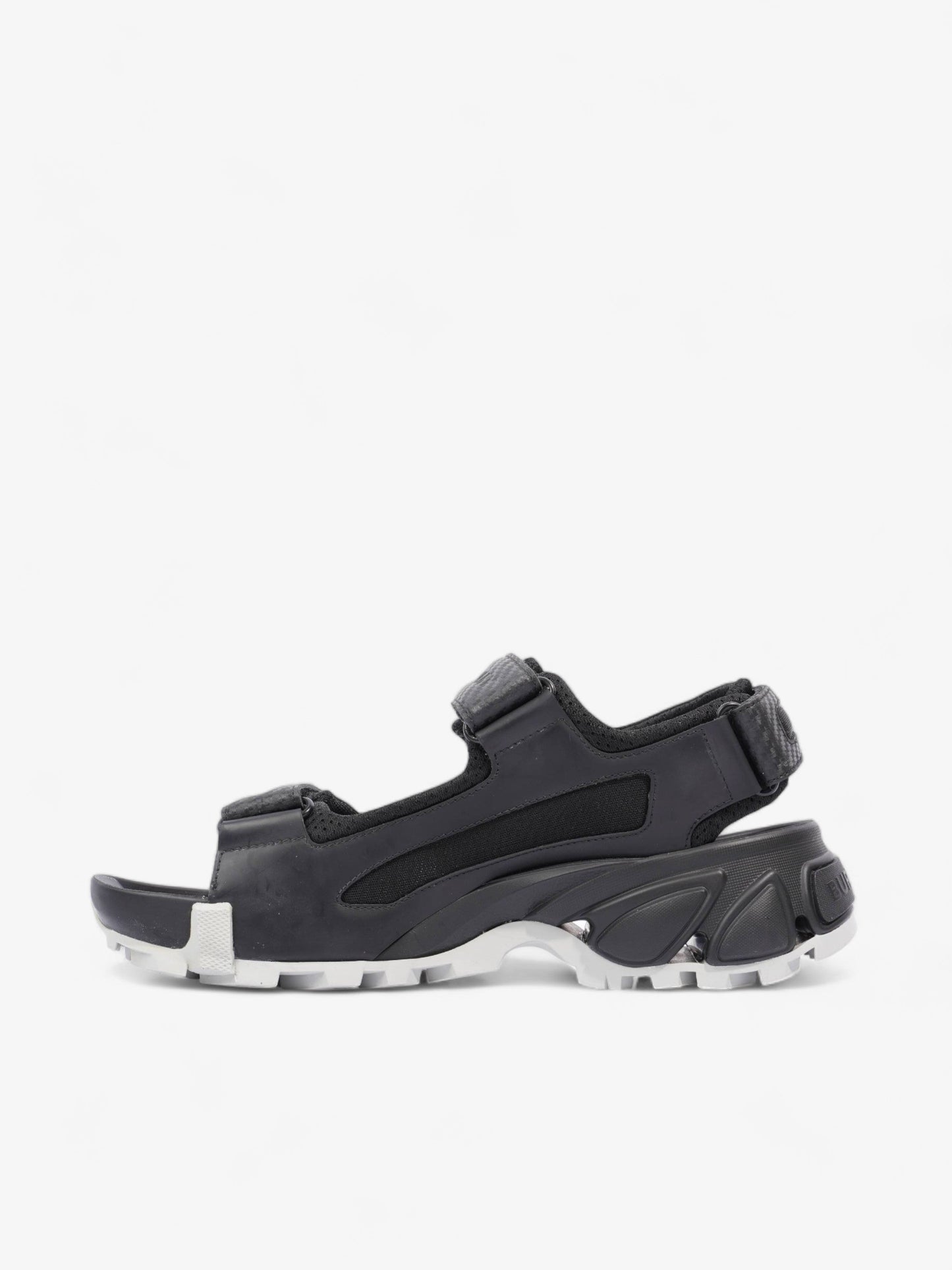 Burberry Arthur Sandal Black Leather EU 41 UK 7