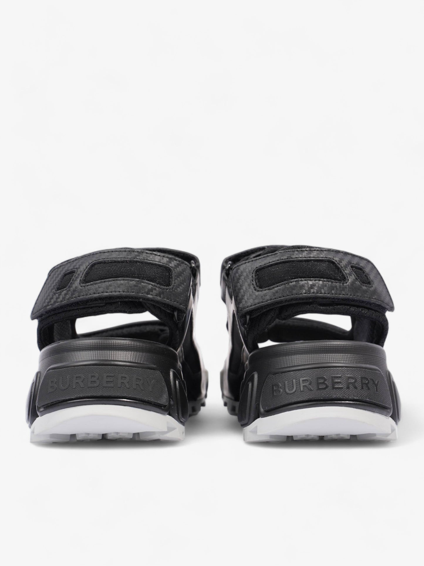 Burberry Arthur Sandal Black Leather EU 41 UK 7