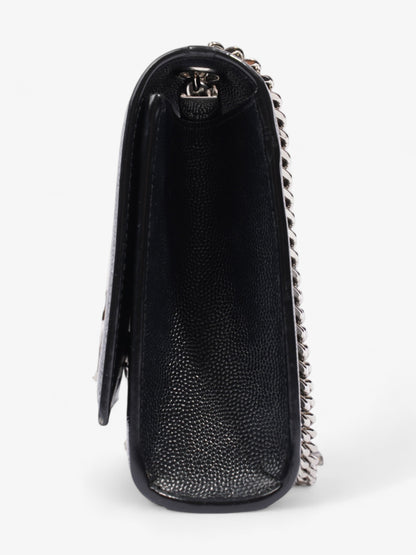 Saint Laurent Kate Black Grained Leather Small