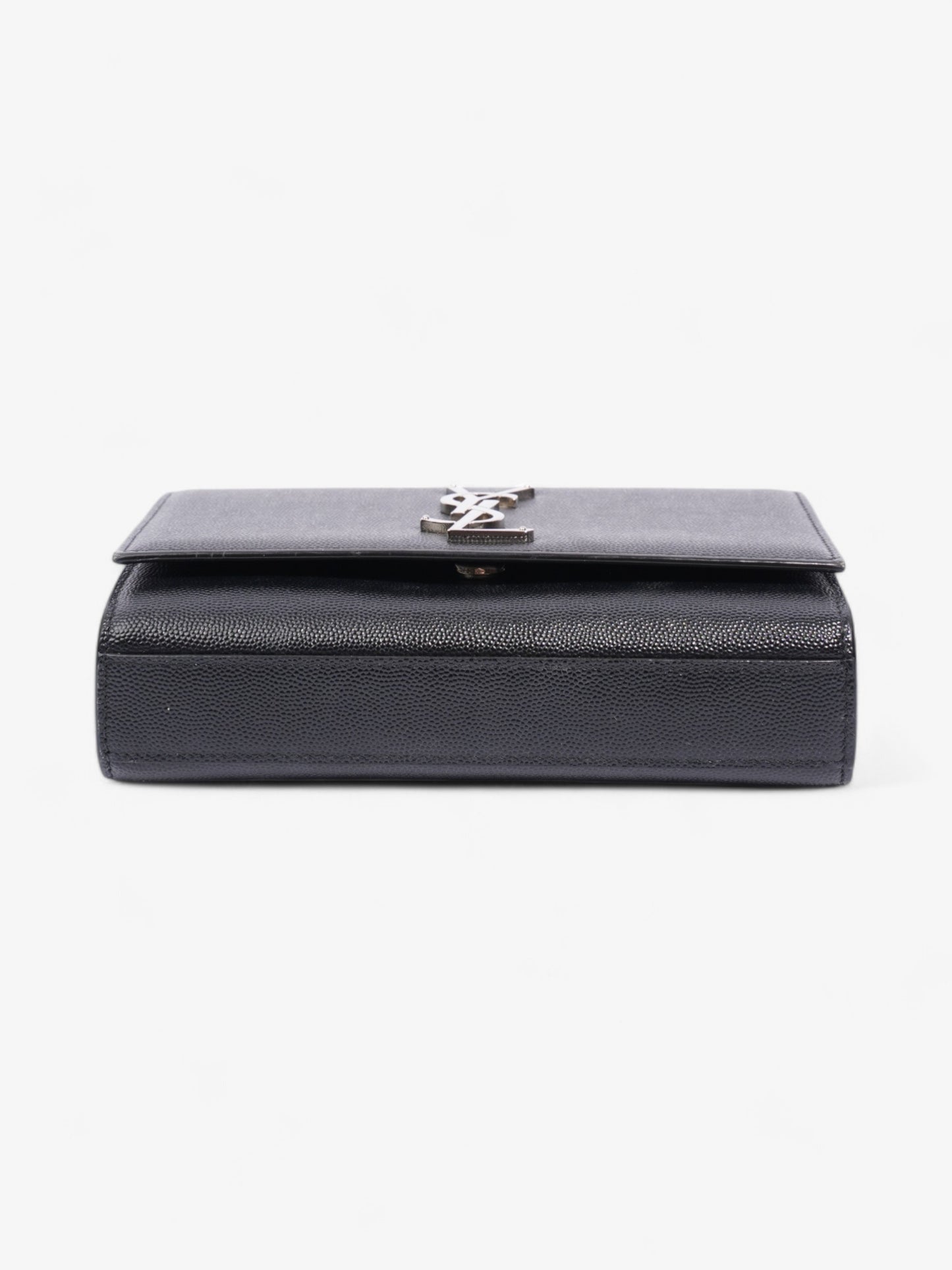 Saint Laurent Kate Black Grained Leather Small