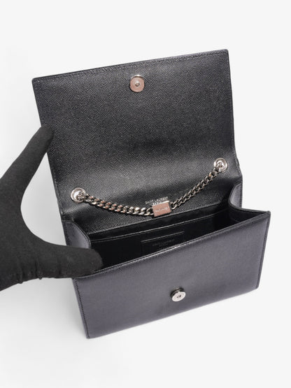 Saint Laurent Kate Black Grained Leather Small