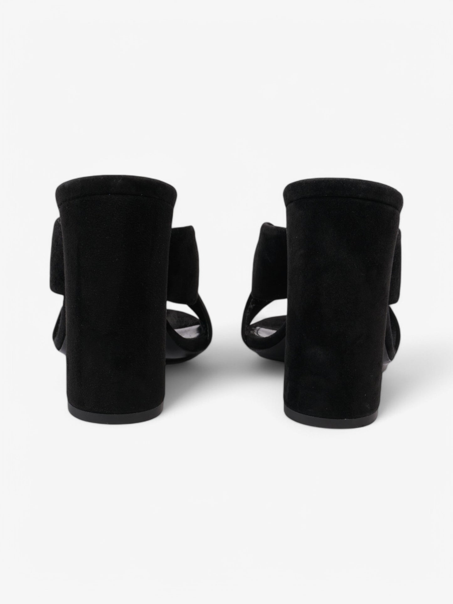 Saint Laurent Loulou Knot Sandals Black Suede EU 37.5 UK 4.5