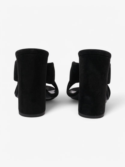 Saint Laurent Loulou Knot Sandals Black Suede EU 37.5 UK 4.5
