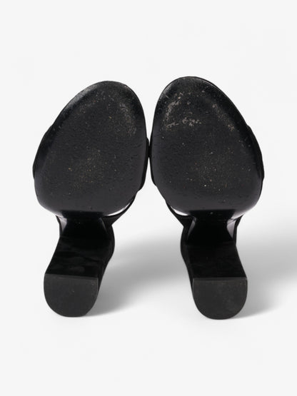Saint Laurent Loulou Knot Sandals Black Suede EU 37.5 UK 4.5