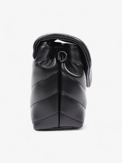 Saint Laurent Lou Lou Black Leather Toy