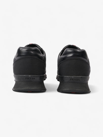 Prada Low Top Sneaker Black Canvas EU 38 UK 5