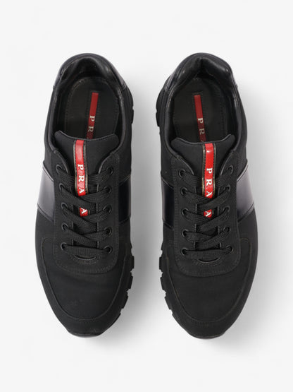 Prada Low Top Sneaker Black Canvas EU 38 UK 5