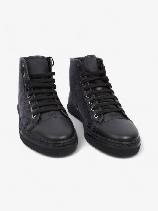 Gucci GG High Top Black Canvas EU 41.5 UK 7.5