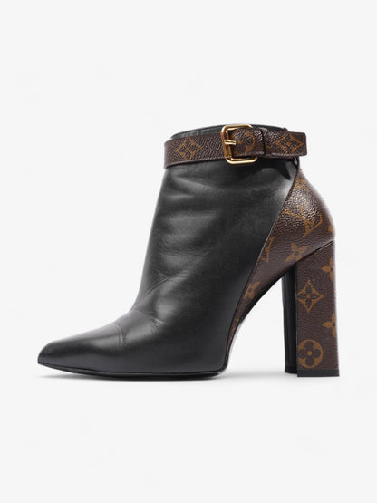 Louis Vuitton Matchmake Low Boots 80mm Black / Monogram Calfskin Leather EU 37 UK 4