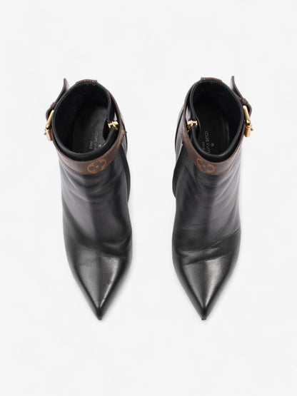Louis Vuitton Matchmake Low Boots 80mm Black / Monogram Calfskin Leather EU 37 UK 4