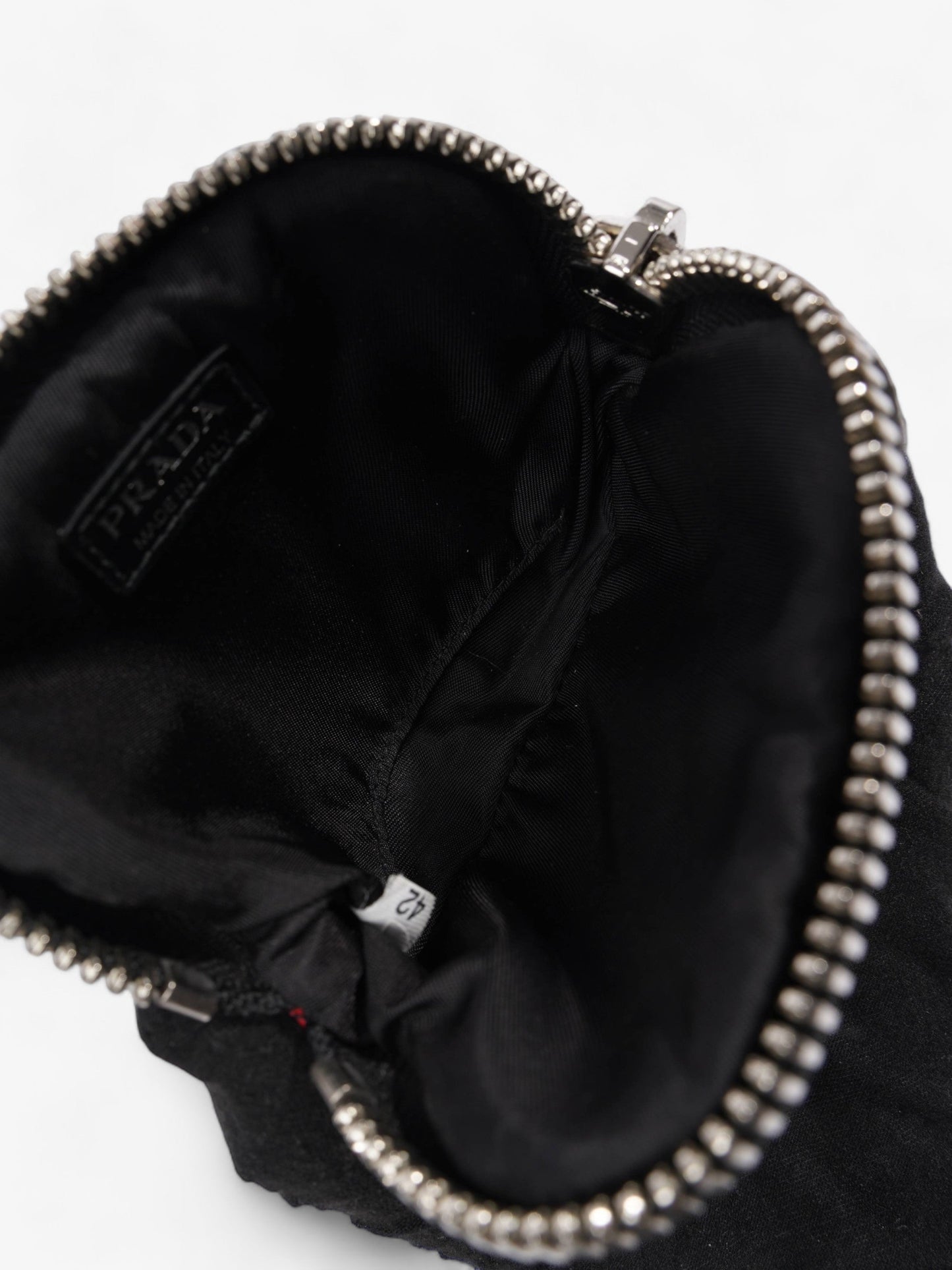 Prada Pouch With Strap Red Nylon