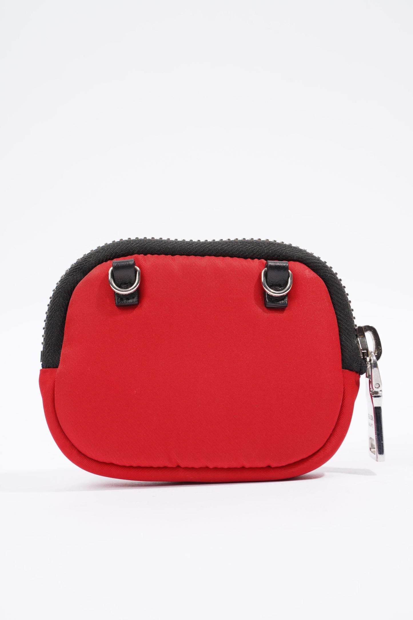 Prada Pouch With Strap Red Nylon