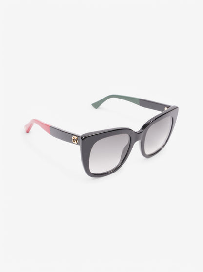 Gucci GG Bee Sunglasses Black / Red / Green Plastic