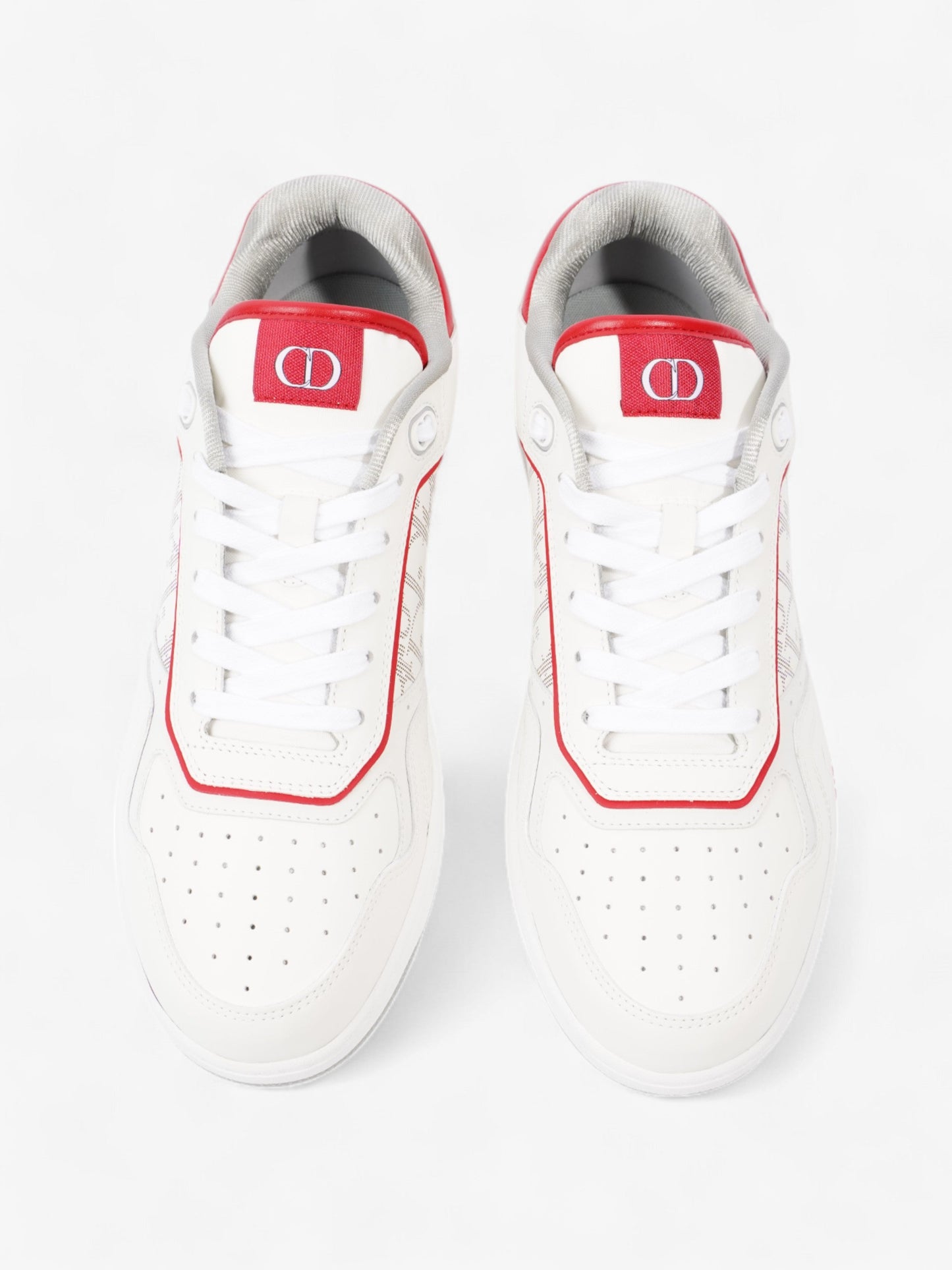 Christian Dior B27 White  / Red Leather EU 44 UK 10