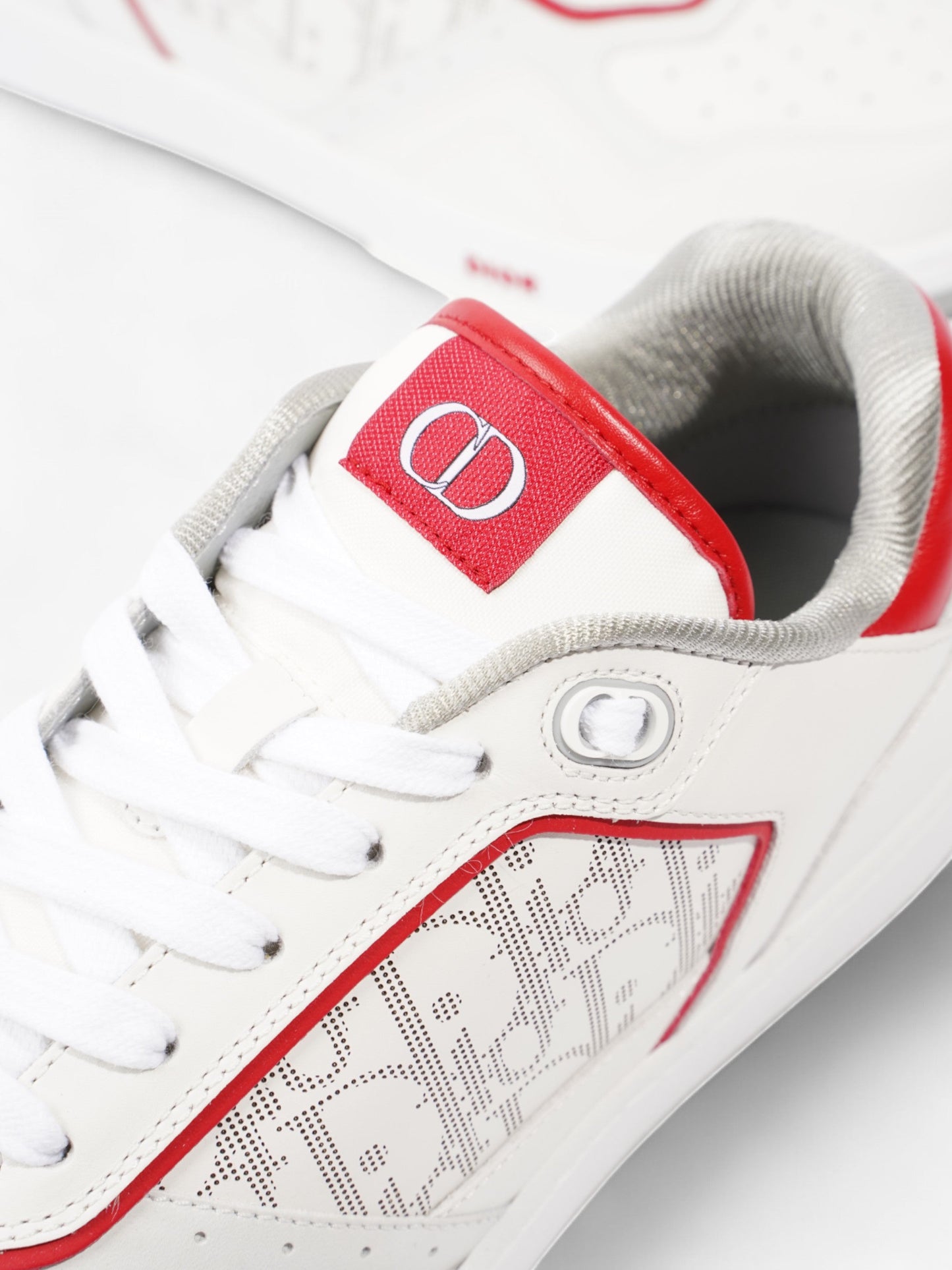 Christian Dior B27 White  / Red Leather EU 44 UK 10