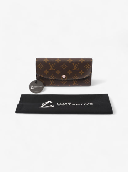 Louis Vuitton Emilie Monogram / Rose Ballerine Coated Canvas