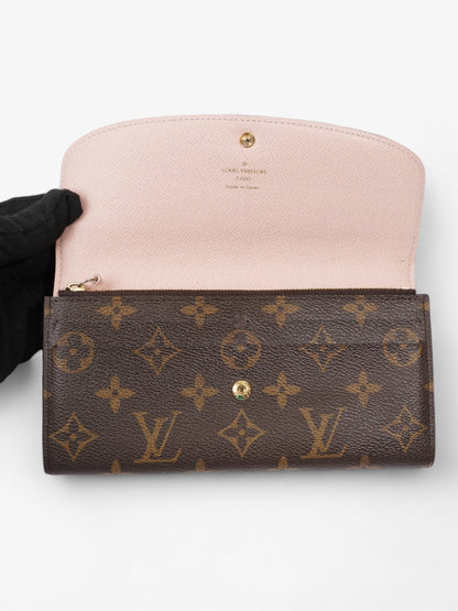Louis Vuitton Emilie Monogram / Rose Ballerine Coated Canvas