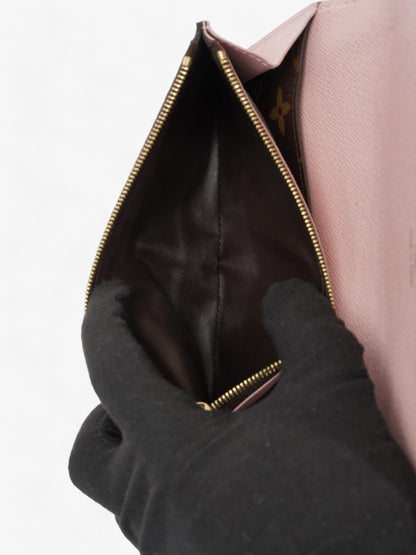 Louis Vuitton Emilie Monogram / Rose Ballerine Coated Canvas