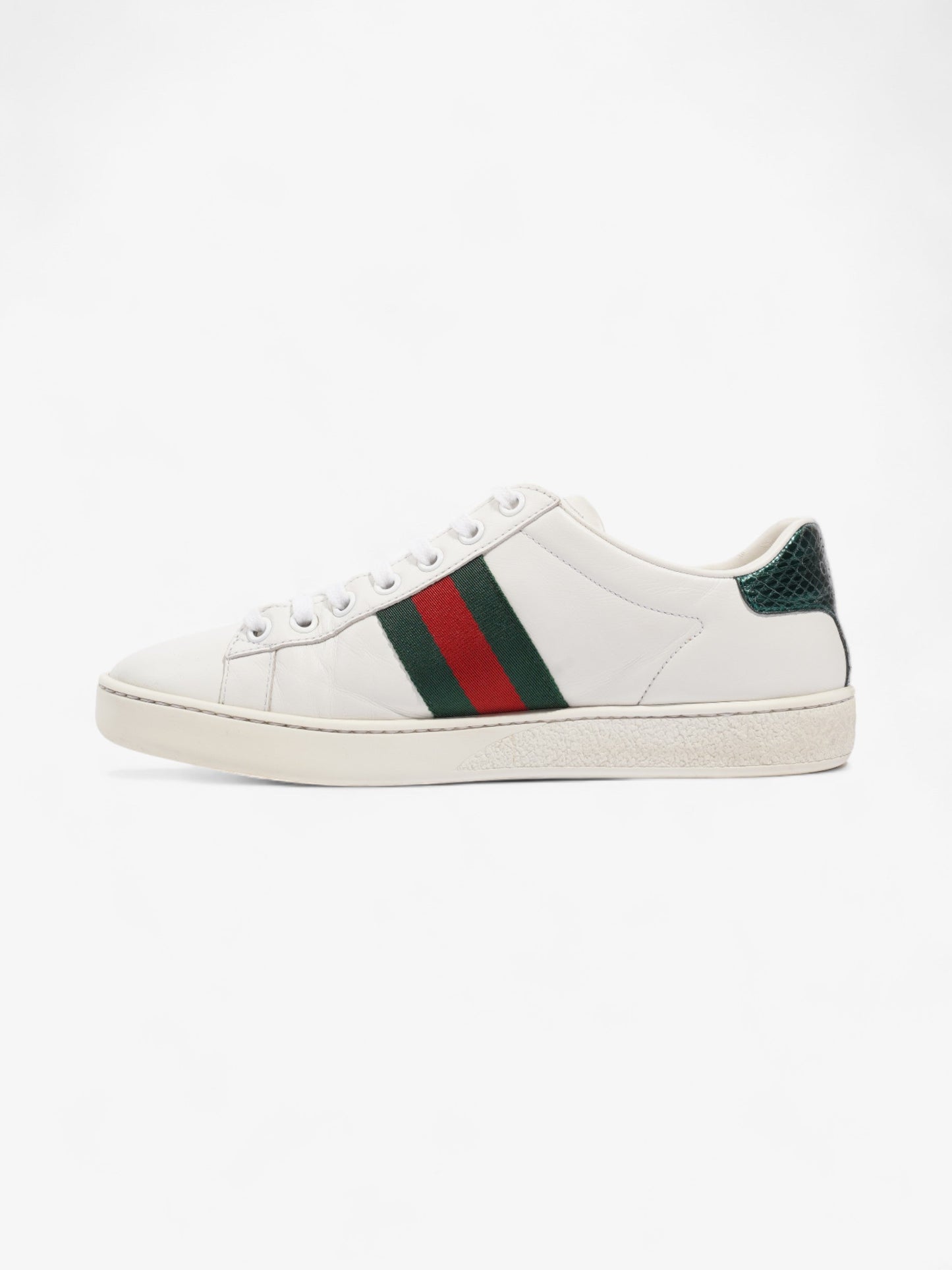 Gucci Ace Embroidered Bee Sneakers White / Green / Red Leather EU 37 UK 4