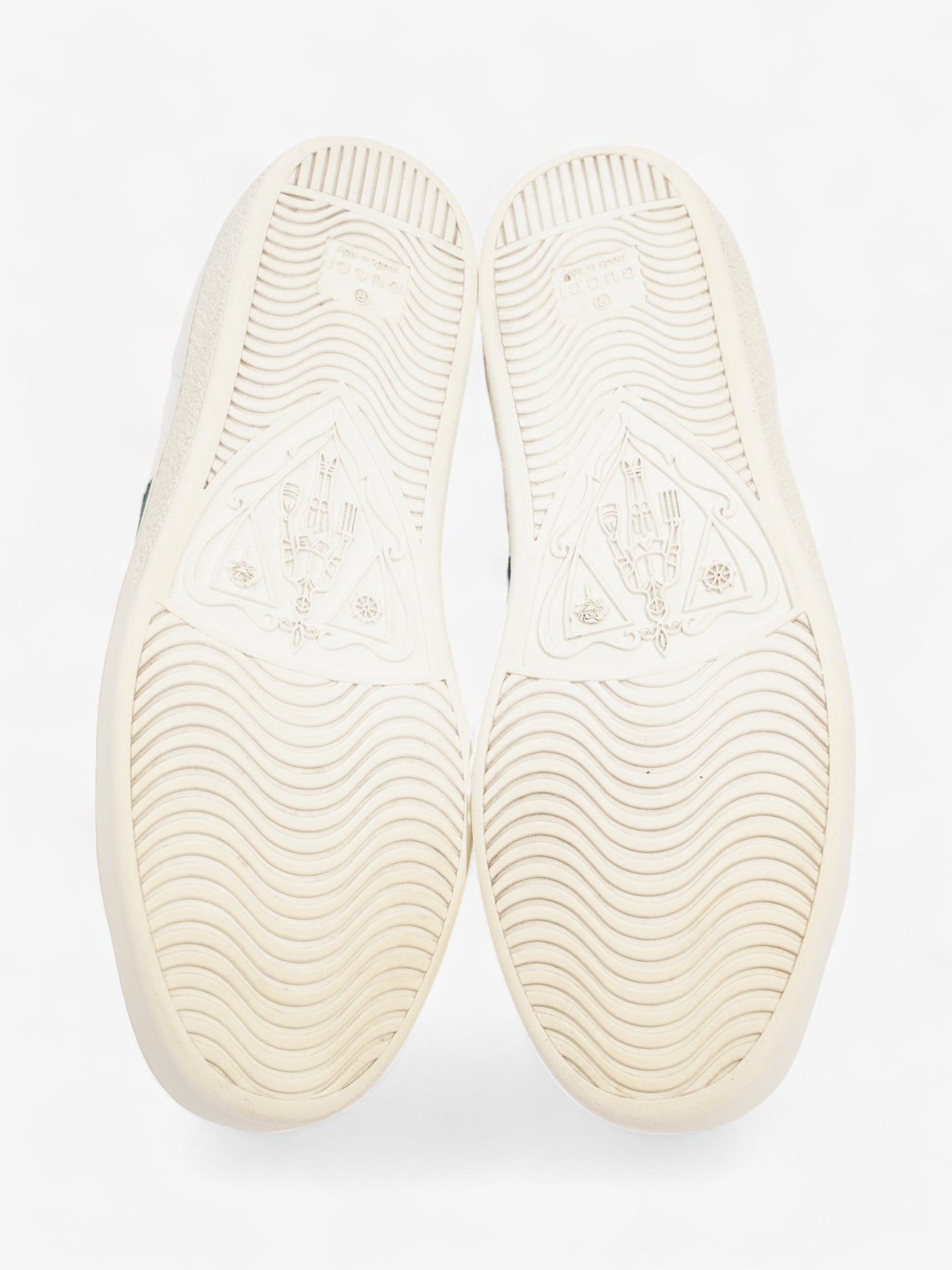 Gucci Ace Embroidered Bee Sneakers White / Green / Red Leather EU 37 UK 4