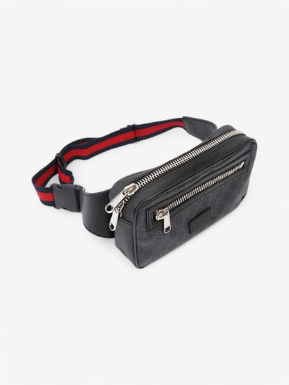 Gucci GG Bum Bag GG Supreme / Black Coated Canvas