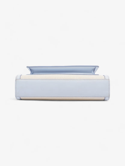 Burberry Pocket Bag Pale Blue / Cream Cotton Mini