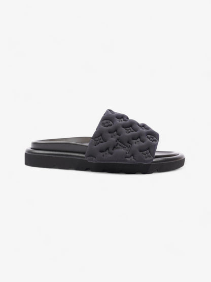 Louis Vuitton Pool Pillow Flat Comfort Mule Black Monogram Nylon EU 39 UK 6