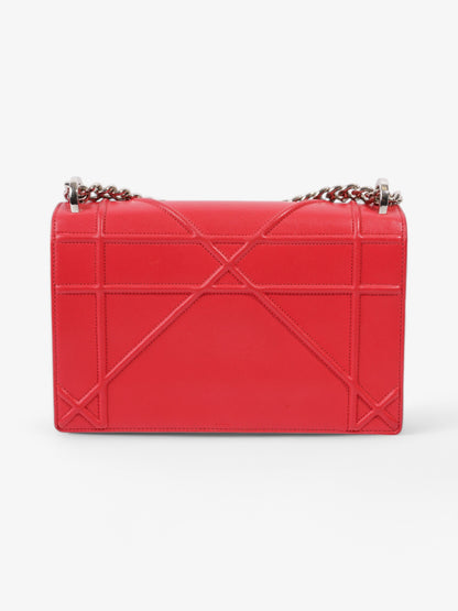 Christian Dior Diorama Red Calfskin Leather Medium