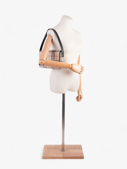 Burberry Check Shoulder Bag Nova Check / Black Canvas