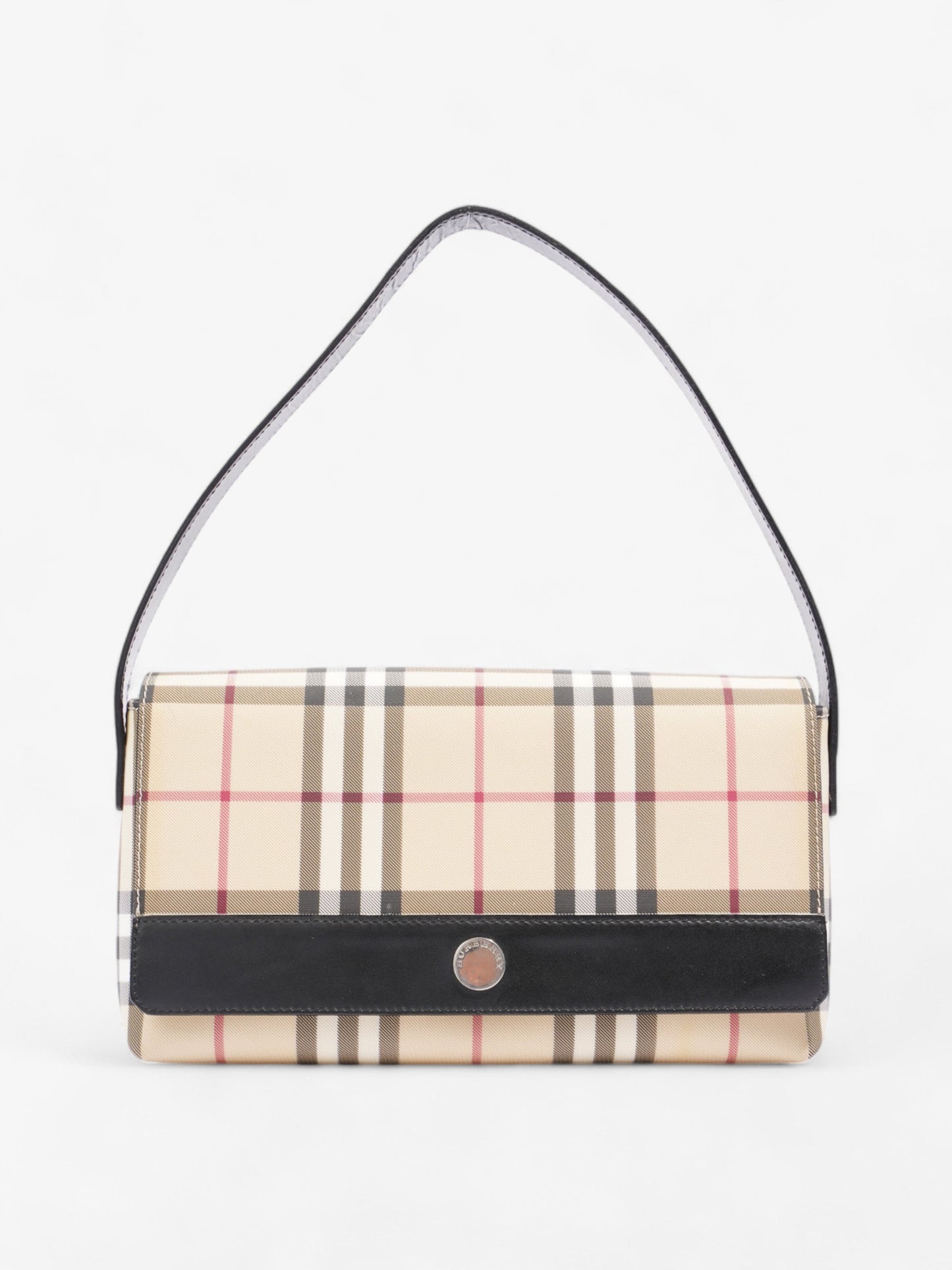 Burberry Check Shoulder Bag Nova Check / Black Canvas