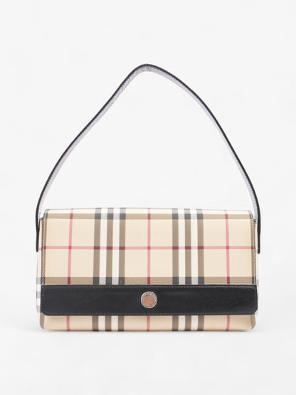 Burberry Check Shoulder Bag Nova Check / Black Canvas