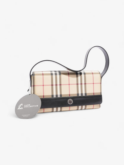 Burberry Check Shoulder Bag Nova Check / Black Canvas