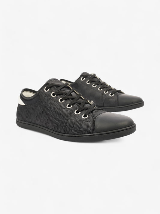 Louis Vuitton Match Up Damier Sneakers Black / White Canvas EU 42 UK 8