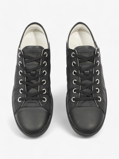 Louis Vuitton Match Up Damier Sneakers Black / White Canvas EU 42 UK 8